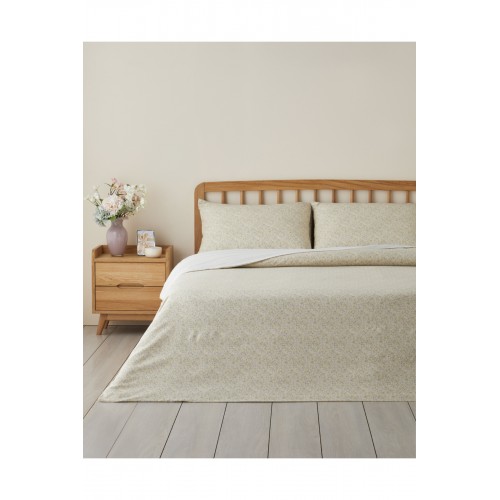 Petty Chic Kolay Ütülenir Çift Kişilik Nevresim Seti 200x220 cm Açık Sarı