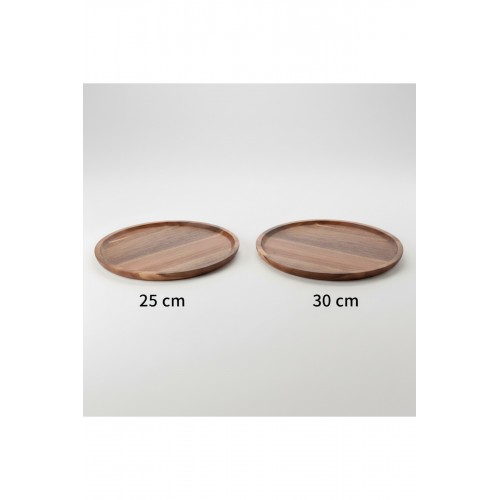2Lİ AKASYA YUVARLAK TABAK 25-30 CM