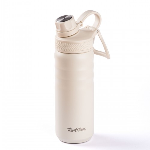 024-01-Beyaz 2 Kapaklı Çift Katmanlı Termos 530Ml