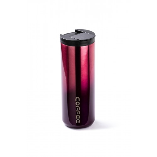 Pembe Geçişli Paslanmaz Çelik Termos 500Ml