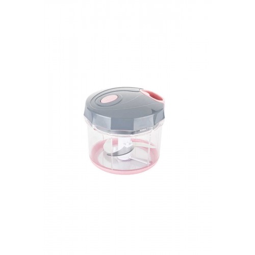 Açık Pembe Gri Büyük Pratik Doğrayıcı Ve Çırpıcı 1000Ml