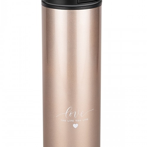 Bronz Love Yazılı Kahve Bardağı 440Ml