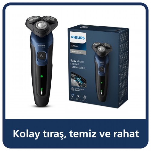 5000 Serisi Sinek Kaydı Tıraş Makinesi S5445/03- Islak/Kuru